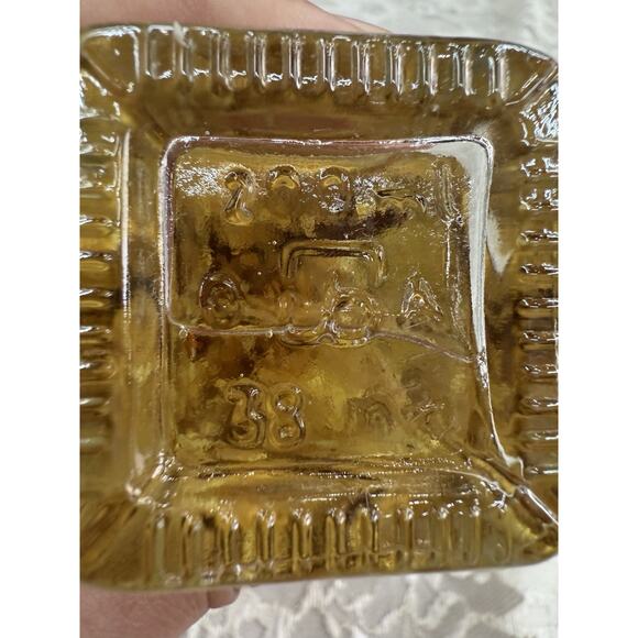 Vintage Handmade Rosemary Herbs Almonds Art Botanical Oil Glass Bottle - Picture 6 of 6